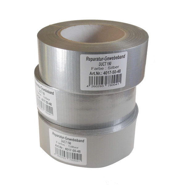 Premium Panzerband (Duct-Tape), silber, 48 mm